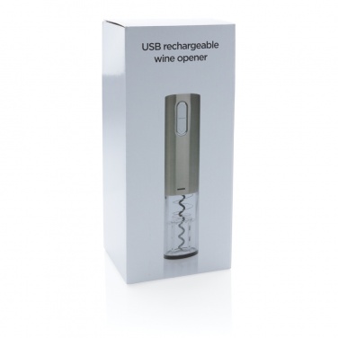 Logotrade promotional giveaway image of: Electric wine opener - USB rechargeable