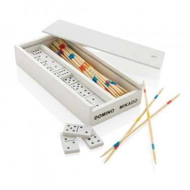 Logotrade advertising product image of: Deluxe mikado/domino in wooden box