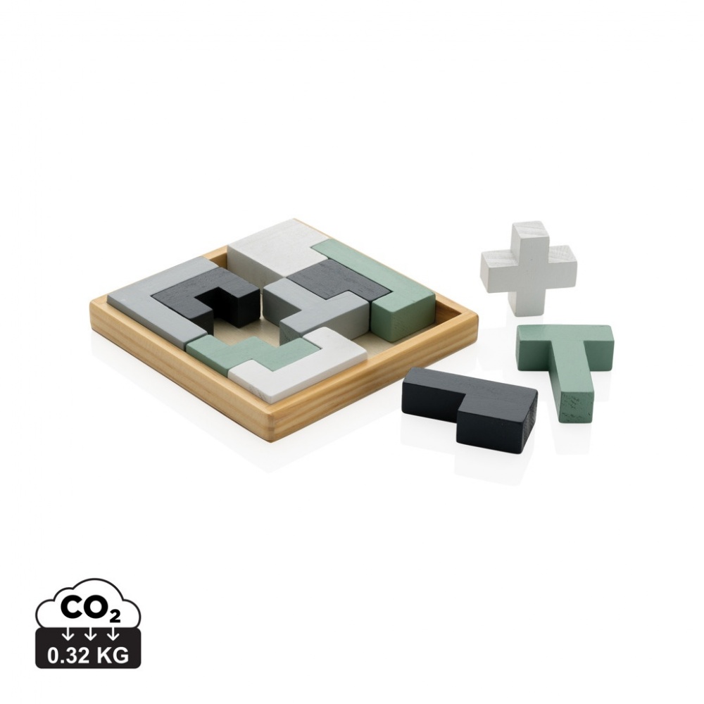 Logo trade promotional items image of: Cree wooden puzzle