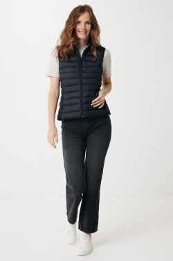 Logo trade promotional gift photo of: Iqoniq Meru women recycled polyester bodywarmer