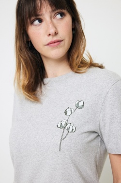 Logo trade promotional giveaway photo of: Iqoniq Manuel recycled cotton t-shirt undyed