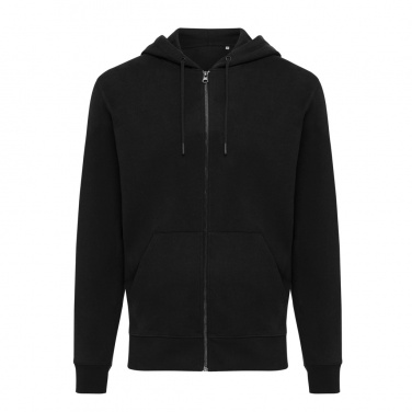Logo trade promotional giveaways image of: Iqoniq Abisko recycled cotton zip through hoodie