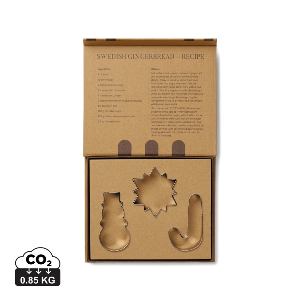 Logotrade promotional merchandise picture of: VINGA Classic cookie cutter 3-piece set