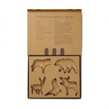 Logo trade promotional giveaways image of: VINGA Nordic big 5 cookie cutter 5-piece set