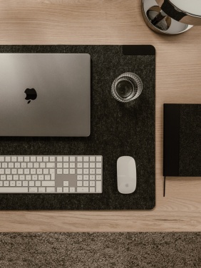 Logo trade advertising products image of: VINGA Albon GRS recycled felt desk pad