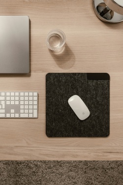 Logo trade corporate gifts image of: VINGA Albon GRS recycled felt mouse pad