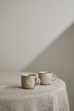 Logo trade corporate gift photo of: VINGA Nuvem stoneware mug, 2 pcs set