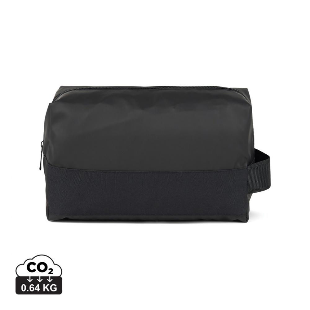 Logotrade promotional product image of: VINGA Livorno GRS recycled polyester toiletry bag