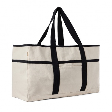 Logotrade promotional giveaway picture of: VINGA Volonne AWARE™ recycled canvas beach bag