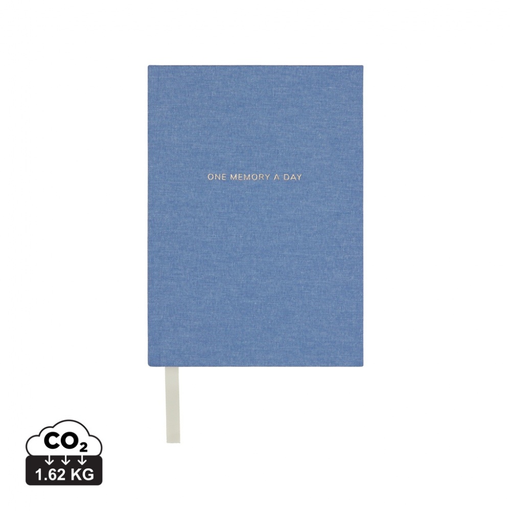 Logo trade corporate gifts image of: VINGA One memory a day GRS recycled paper journal