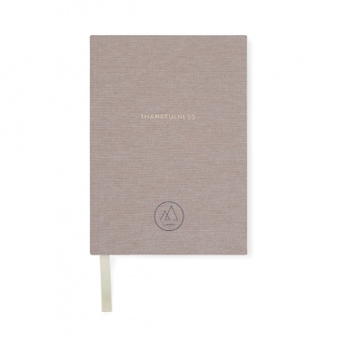 Logo trade promotional gifts image of: VINGA Thankfulness GRS recycled paper journal
