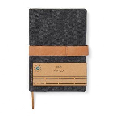 Logo trade promotional merchandise photo of: VINGA Bosler RCS recycled paper notebook