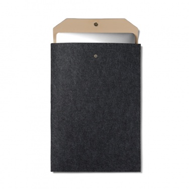 Logo trade advertising products image of: VINGA Albon GRS recycled felt 17" laptop sleeve