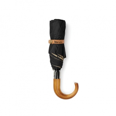 Logo trade promotional gifts image of: VINGA Bosler AWARE™ recycled pet 21" foldable umbrella