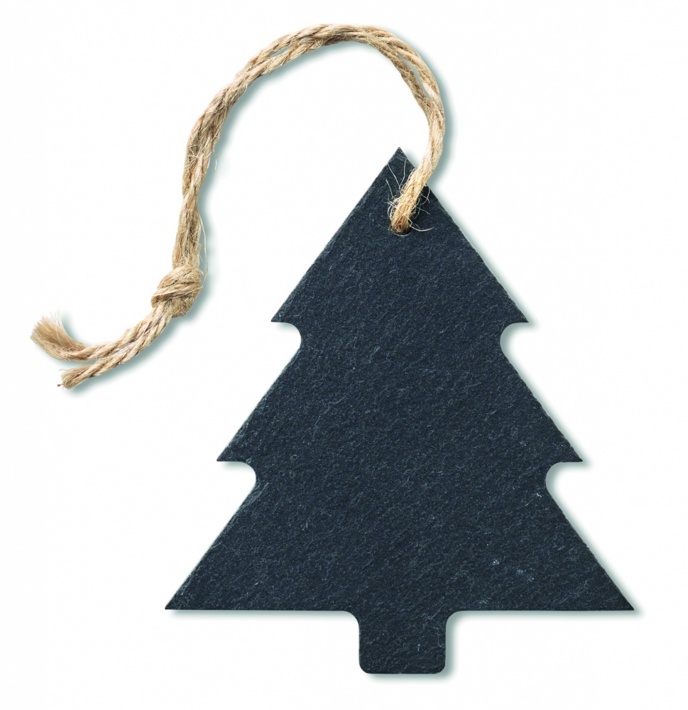 Logo trade business gifts image of: Slate xmas hanger tree