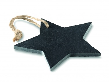 Logotrade promotional merchandise photo of: Slate xmas hanger star
