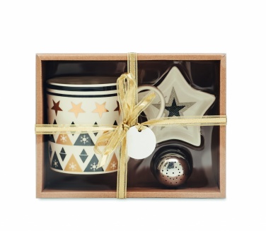 Logotrade promotional item picture of: Mug mini plate filter in box