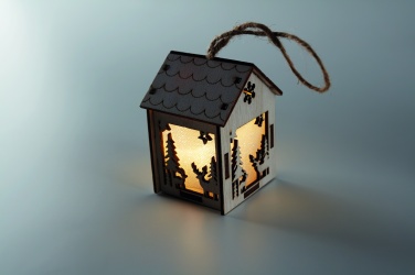 Logotrade promotional merchandise photo of: MDF house with light