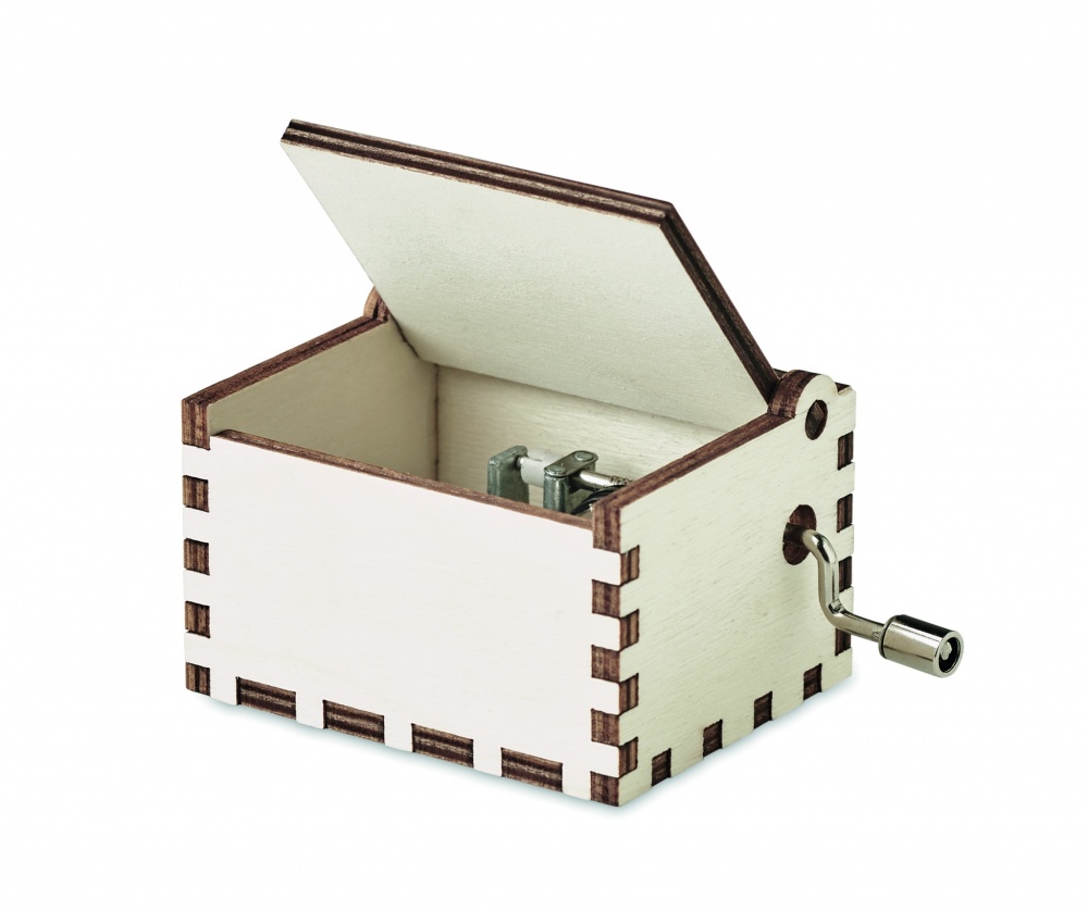 Logo trade promotional items picture of: Wooden Christmas music box