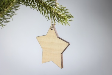 Logo trade advertising products picture of: Christmas ornament star