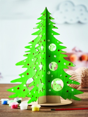 Logo trade corporate gifts image of: DIY wooden Christmas tree