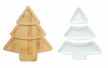 Logo trade advertising products picture of: Christmas tree serving tray
