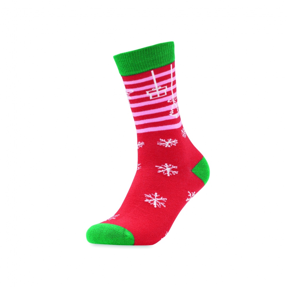 Logotrade promotional gift image of: Pair of Christmas socks M