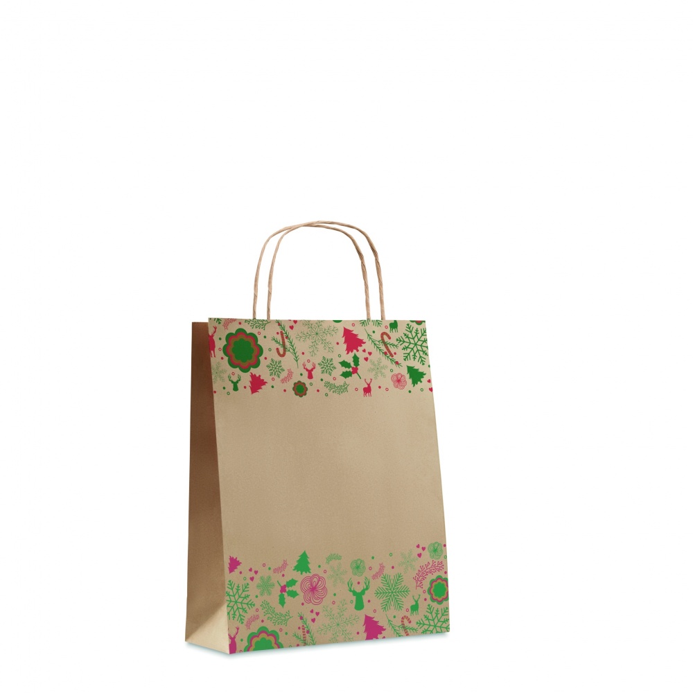 Logo trade promotional merchandise photo of: Gift paper bag small