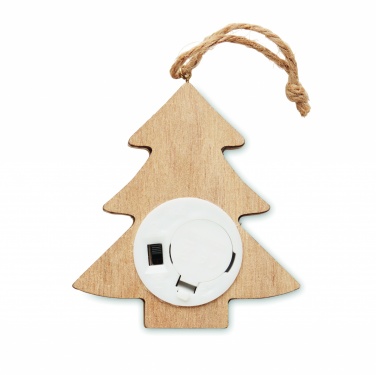 Logo trade promotional gifts picture of: Wooden weed tree with lights