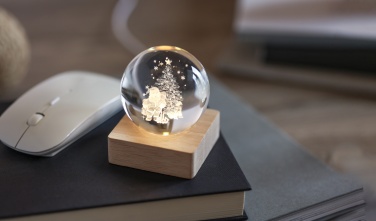 Logo trade promotional product photo of: Christmas LED crystal ball