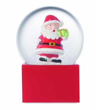 Logo trade promotional products image of: Small snow ball glass ornament