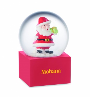 Logo trade promotional items image of: Small snow ball glass ornament