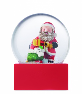 Logo trade business gifts image of: Snow ball glass ornament