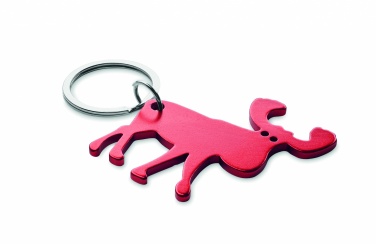 Logotrade advertising product image of: Recycled aluminium key ring Pori