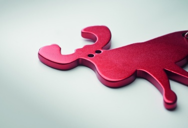 Logo trade promotional gifts picture of: Recycled aluminium key ring Pori