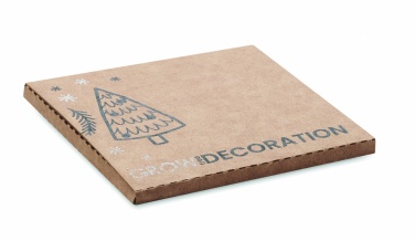 Logo trade corporate gifts picture of: Wooden tree shape hanger