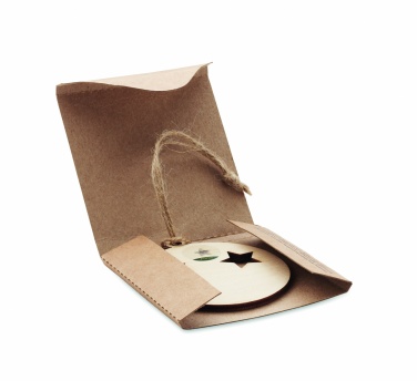 Logotrade corporate gifts photo of: Wooden bauble shape hanger