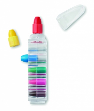 Logotrade promotional merchandise image of: Set of 6 wax crayons