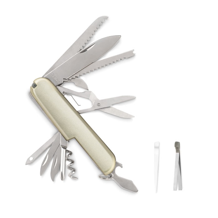 Logo trade promotional giveaways image of: Multi-function pocket knife