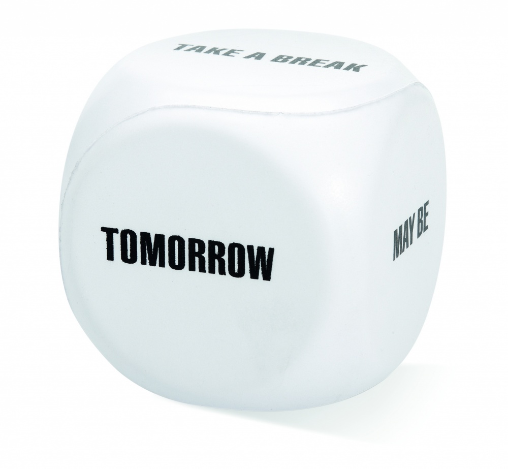 Logo trade promotional product photo of: Anti-stress decision dice