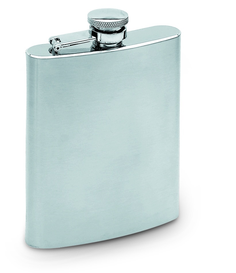 Logo trade promotional products image of: Slim hip flask 200ml
