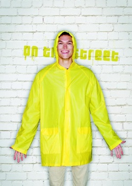 Logo trade promotional items image of: PVC raincoat with hood
