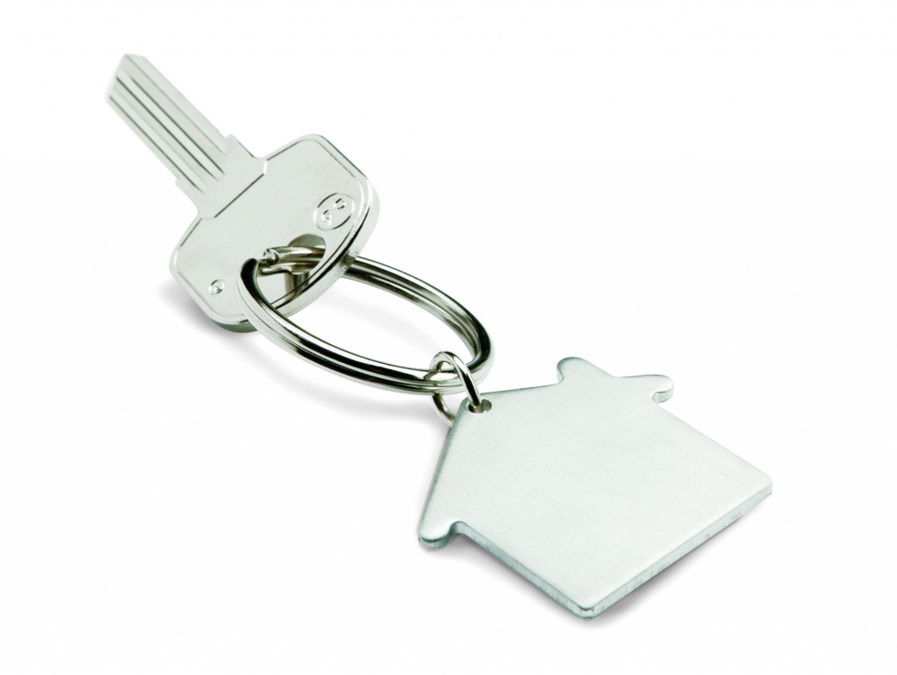Logotrade promotional giveaway image of: Metal key holder house Lahti