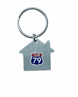 Logotrade corporate gift picture of: Metal key holder house Lahti