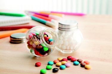 Logo trade promotional gift photo of: Chocolates in glass holder