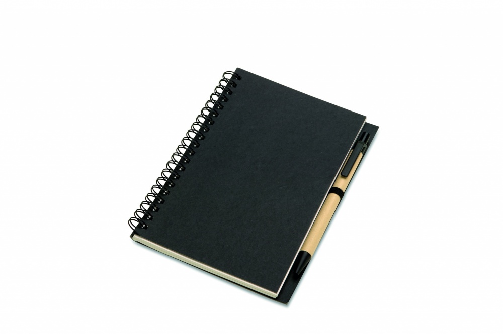 Logotrade advertising product picture of: B6 Recycled notebook with pen