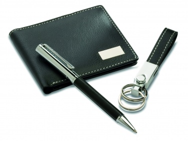 Logotrade promotional giveaway picture of: Ball pen key ring and wallet Lappeenranta