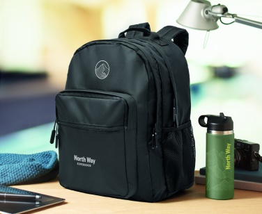 Logo trade advertising product photo of: 300D RPET laptop backpack