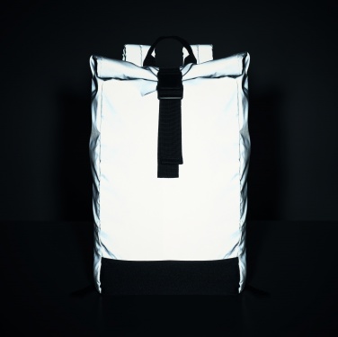 Logotrade promotional giveaways photo of: Reflective Rolltop backpack