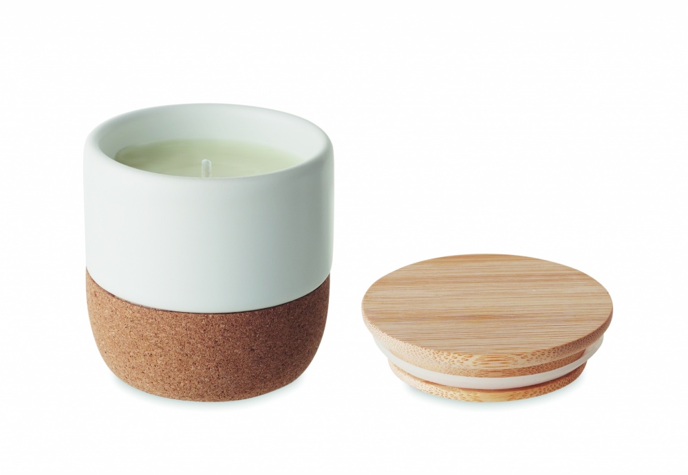 Logotrade corporate gift image of: Plant based wax candle 80 gr